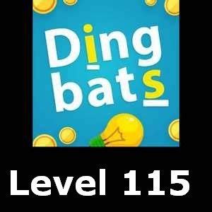 Dingbats level 115 - Dingbats Word Trivia Level 185 Answer. Dingbats Word Trivia level 185 Answer Hints are provided on this page, Scroll down to find out the answer. This game is developed by Lion Studios and it is available on the Google play store. Dingbats game is a new word puzzle game and it is different from all the other games in which you have to pay close ...
